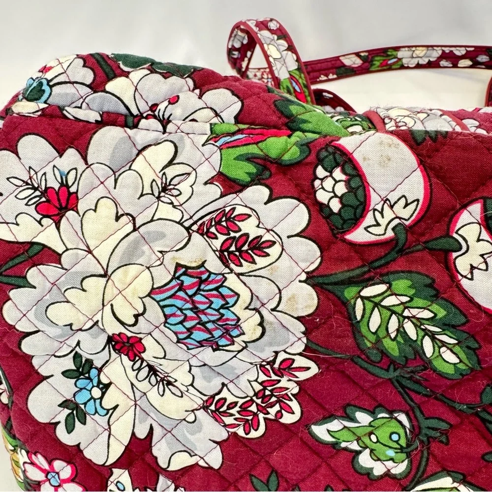 NEW Massive Lot of Vera Bradley Bordeaux Blooms Dragonfly Bags, Robe, Tumbler - Picture 14 of 16